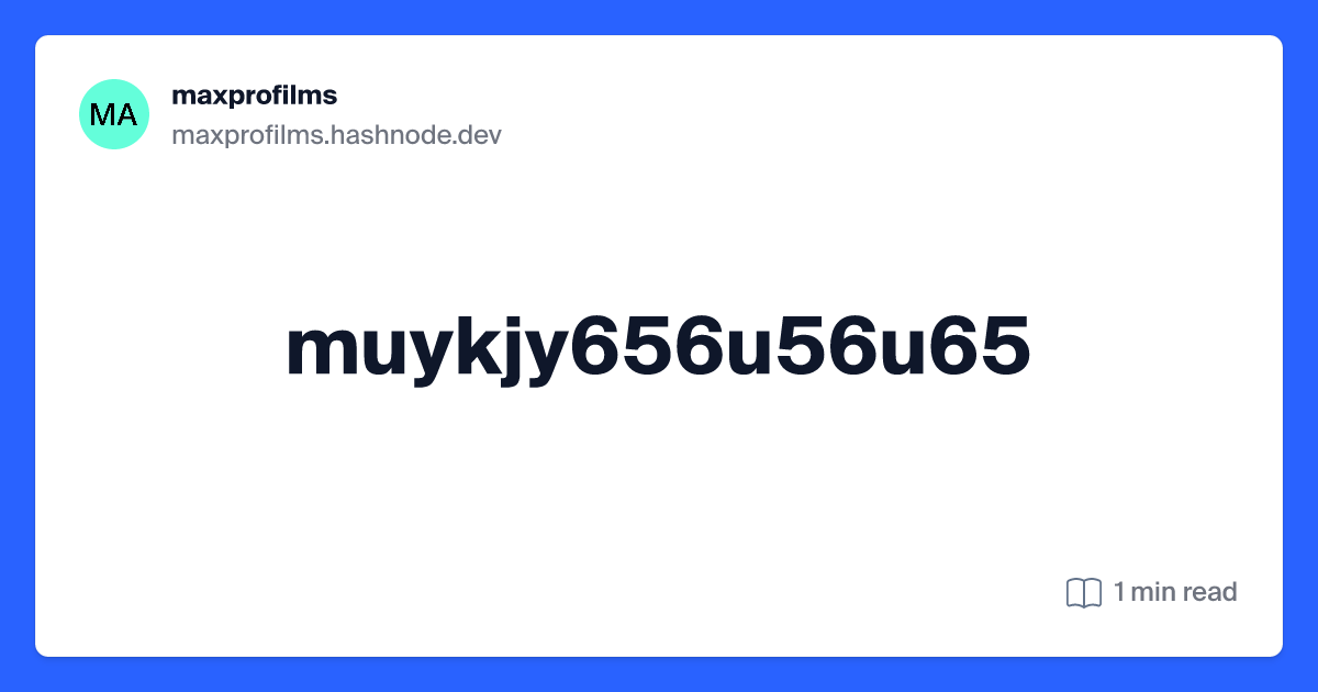 maxprofilms.hashnode.dev