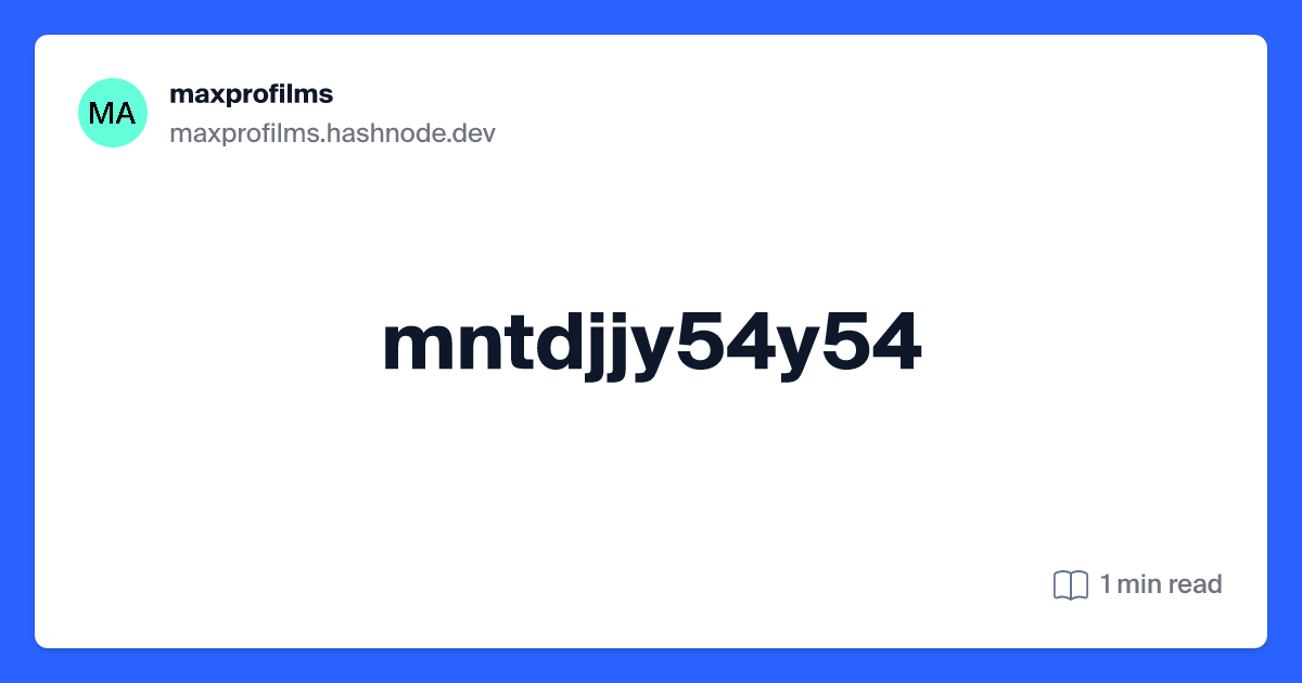 maxprofilms.hashnode.dev